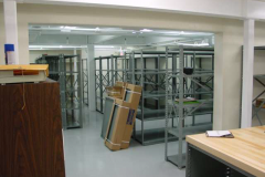 Hallowell clip type shelving at Manatee County Fleet Services